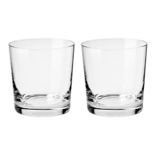 Set di 2 bicchieri da whisky, in vetro, 390 ml, "DUET" - Krosno