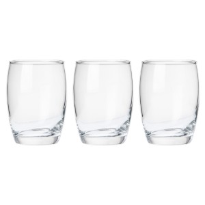 3-delige waterglazenset, 270 ml, gemaakt van glas, Aurelia - Borgonovo