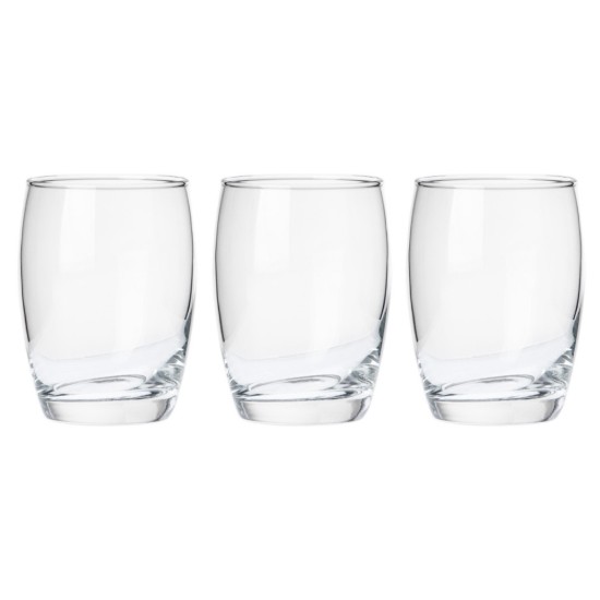 Set bicchieri acqua 3 pezzi, 270 ml, in vetro, Aurelia - Borgonovo