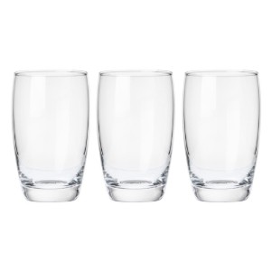 3-delige waterglazenset, 330 ml, gemaakt van glas, Aurelia - Borgonovo