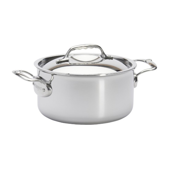 "Affinity" saucepan with lid, stainless steel, 20 cm / 3.4 l - "de Buyer" brand