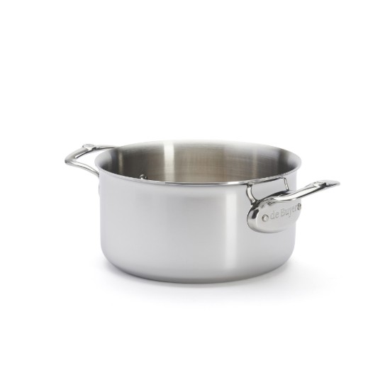 "Affinity" saucepan with lid, stainless steel, 20 cm / 3.4 l - "de Buyer" brand