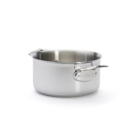 "Affinity" saucepan with lid, stainless steel, 20 cm / 3.4 l - "de Buyer" brand