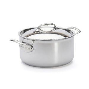 "Affinity" saucepan with  lid, 24 cm / 5.4 l, stainless steel - "de Buyer" brand