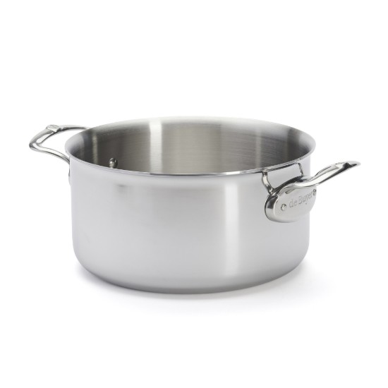 "Affinity" saucepan with  lid, 24 cm / 5.4 l, stainless steel - "de Buyer" brand