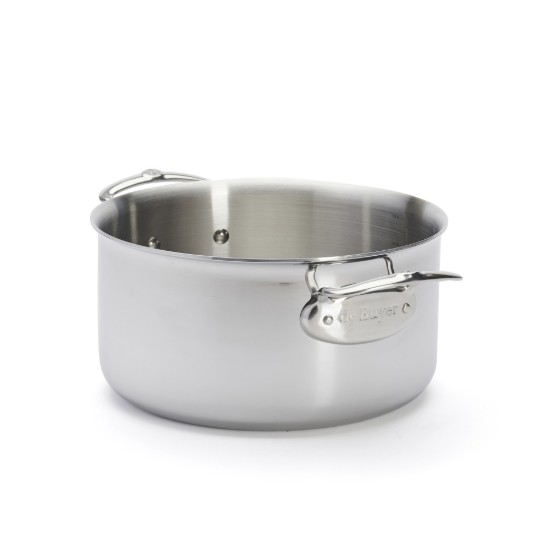 "Affinity" saucepan with  lid, 24 cm / 5.4 l, stainless steel - "de Buyer" brand
