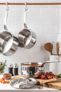 "Affinity" saucepan with lid, stainless steel, 16 cm / 1.8 l - "de Buyer" brand