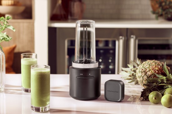 GO Draadloze draagbare blender, met batterij, 0,47 l, Matzwart - KitchenAid