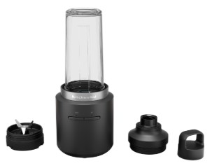 Frullatore portatile GO Cordless, con batteria, 0,47 L, Nero opaco - KitchenAid