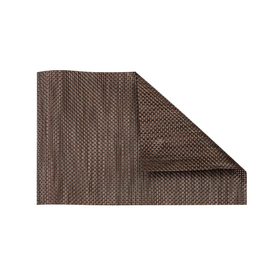 Set med 4 bordstabletter, 45 × 30 cm, Mörkbrun