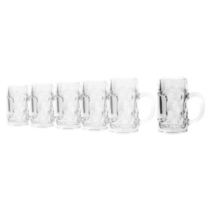 Set mini bicchieri 6 pezzi, in vetro, 55ml, "Don" - Borgonovo