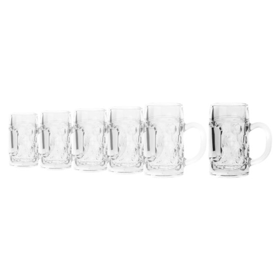 Set mini bicchieri 6 pezzi, in vetro, 55ml, "Don" - Borgonovo
