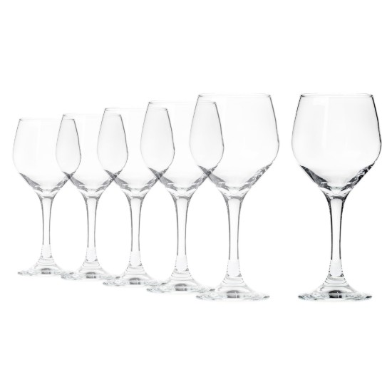 6-teiliges Weinglas-Set, aus Glas, 470ml, "Ducale" - Borgonovo