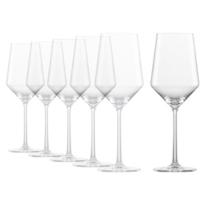 Set di bicchieri da vino bianco da 6 pezzi, in vetro cristallino, 408 ml, 'Pure' - Schott Zwiesel