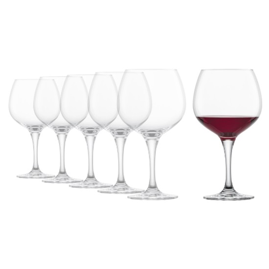 Sett med 6 burgunder vinglass, "Mondial" 588 ml - Schott Zwiesel