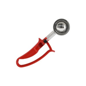Paletta porzionatrice gelato, acciaio inox, 44 gr, Rosso - Zeroll
