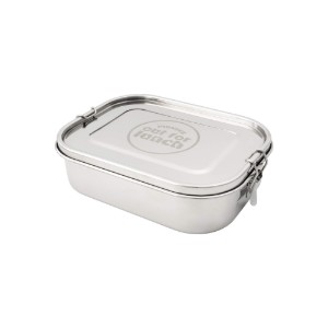 Lunch box set, with 3 accessories, stainless steel, 800ml, "Out of Lunch" - Grunwerg