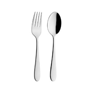 Set of 2 children's cutlery, stainless steel, "Windsor" - Grunwerg