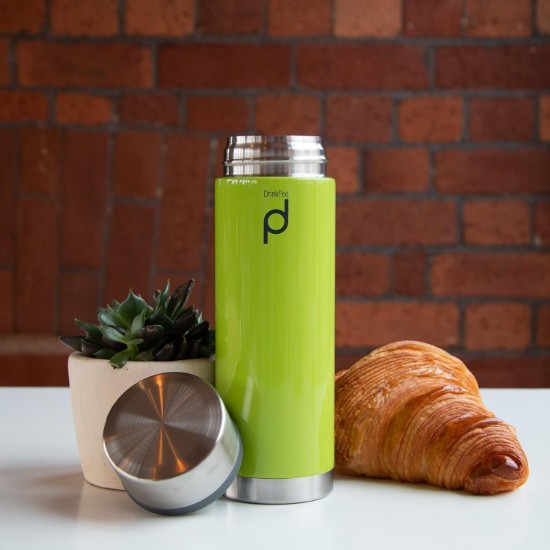 Roestvrijstalen thermische isolatiefles, 350 ml, "DrinkPod", Groen - Grunwerg