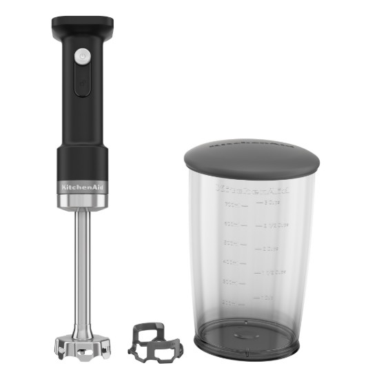 Frullatore a immersione "Go Cordless", senza batteria, 0,7 L, Nero opaco - KitchenAid