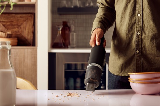 Aspirapolvere da cucina "Go Cordless", batteria non inclusa, Matte Black - KitchenAid