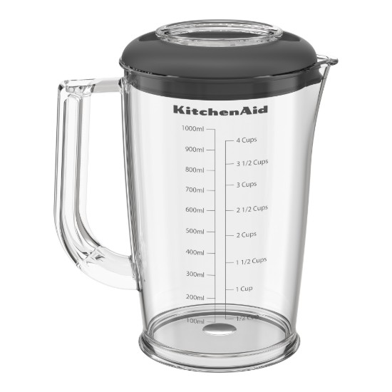 Hand blender with Go Cordless accessories, without battery, Matte Black - KitchenAid