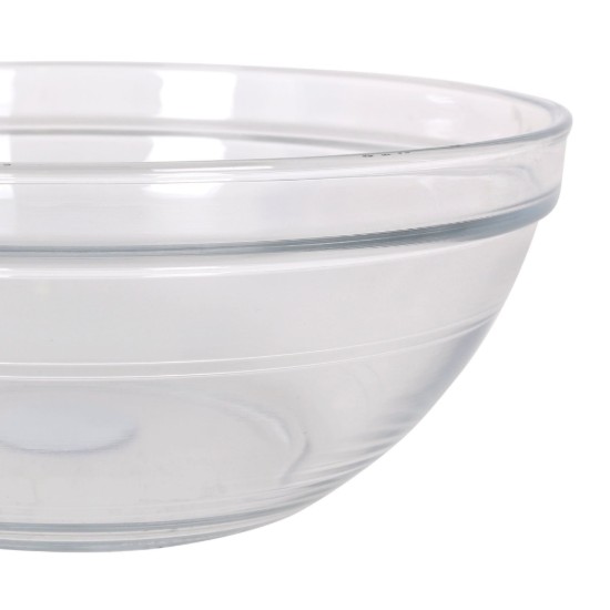 Salad bowl, made from glass, 23 cm / 2.4 L, "Lys" - Duralex