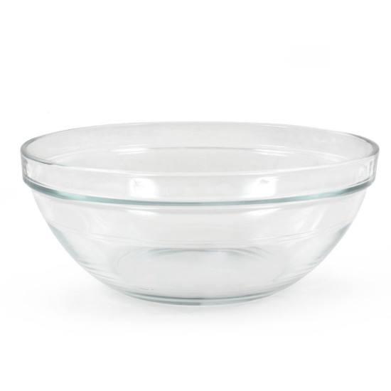 Salad bowl, made from glass, 23 cm / 2.4 L, "Lys" - Duralex