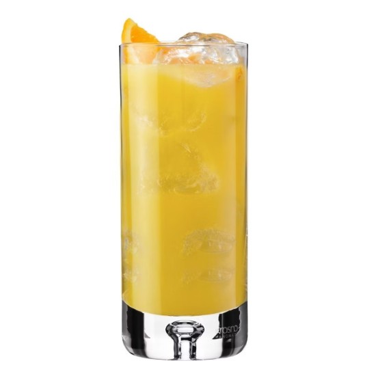 Conjunto de 6 copos Long Drinks em vidro cristalino, 300 ml, "Legend" - Krosno