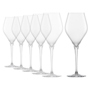 Set di bicchieri Chardonnay da 6 pezzi, vetro cristallino, 385ml, "Finesse" - Schott Zwiesel