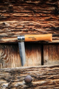 N°08 zakmes, koolstofstaal, 8,5 cm, "Carbone" - Opinel