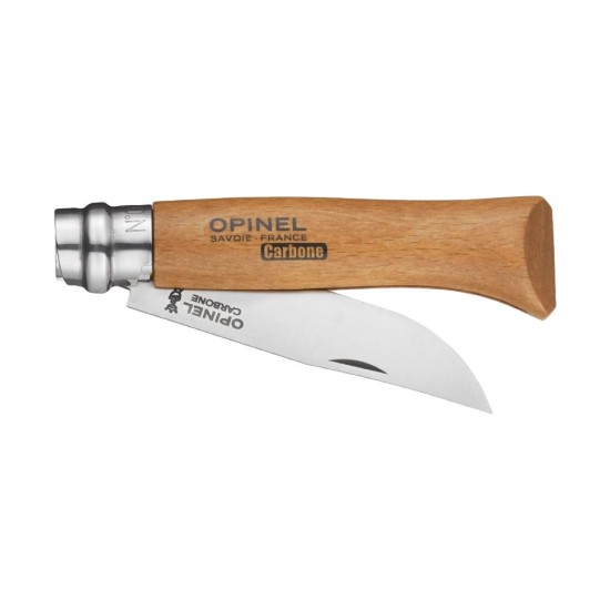 N°09 zakmes, koolstofstaal, 9cm, "Carbone" - Opinel