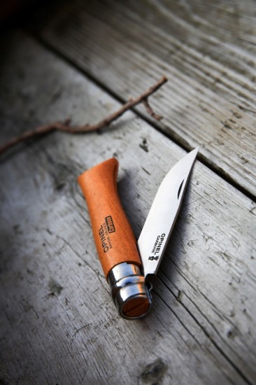 N°09 zakmes, koolstofstaal, 9cm, "Carbone" - Opinel
