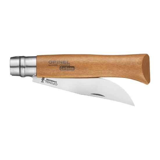 Coltello tascabile N°12, acciaio al carbonio, 12 cm, "Carbone" - Opinel