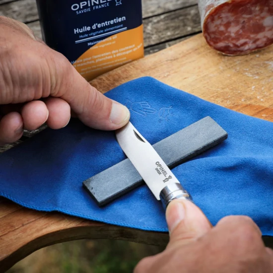 Natural sharpening stone, 10 cm - Opinel