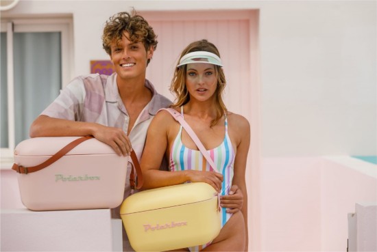 Koelbox, 12L, "Classic", in de kleur "Nude - Olive Green" - Polarbox
