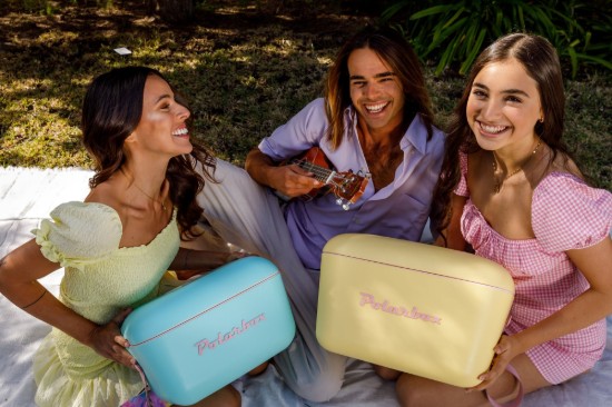 Chladiaci box, 12 L, "Pop", Sky Blue - Baby Rose - Polarbox