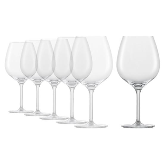 6 τμχ ποτήρια κρασιού Βουργουνδίας, από κρυσταλλικό γυαλί, 630 ml, "Banquet" - Schott Zwiesel