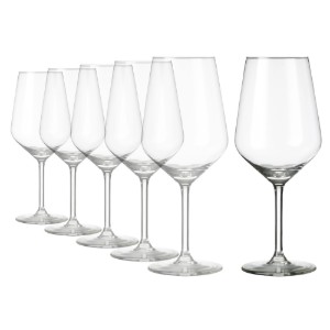 Set of 6 380 ml Carre wine glasses - Royal Leerdam