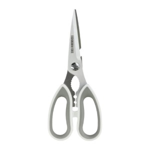 Keukenschaar met soft-touch handgrepen, 21 cm, Wit/Grijs - Grunwerg