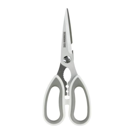 Küchenschere mit Soft-Touch-Griffen, 21 cm, Weiß/Grau - Grunwerg