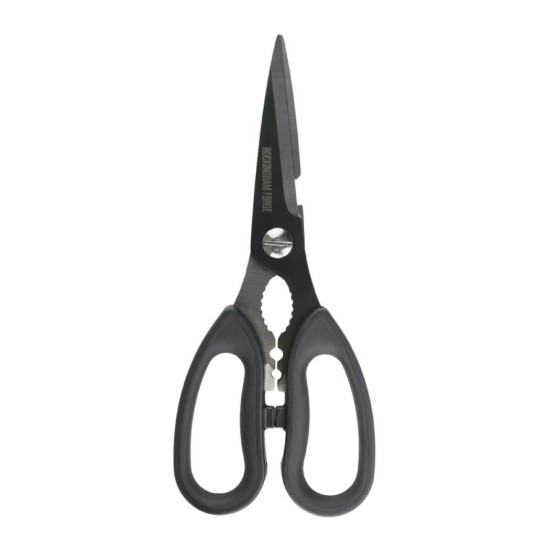 Keukenschaar met soft-touch handgrepen, 21 cm, Zwart - Grunwerg