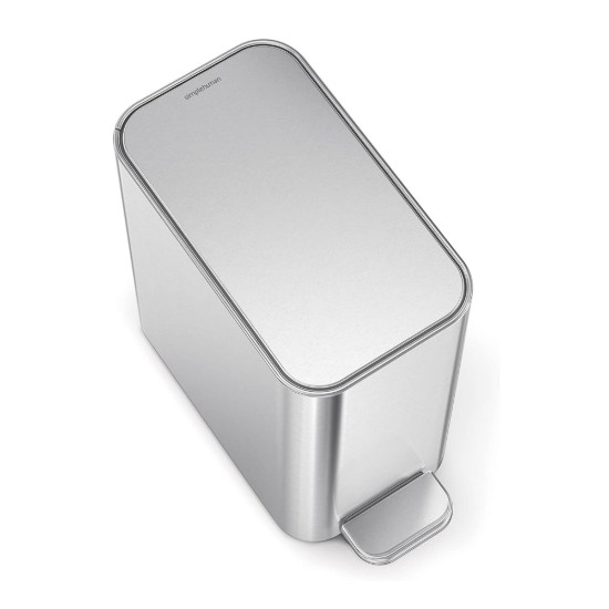 Pedaalemmer, 5 L, roestvrij staal, Brushed - simplehuman