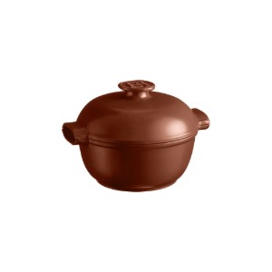 Keramiek Cocotte kookpot, 22,5cm/2L, "Delight", Sienna - Emile Henry