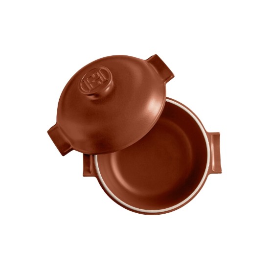 Keramiek Cocotte kookpot, 22,5cm/2L, "Delight", Sienna - Emile Henry