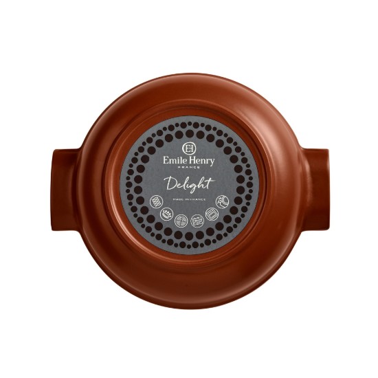 Keramikas Cocotte katls, 27cm/2.5L "Delight", Sienna - Emile Henry