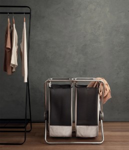 Cesto portabiancheria, 2 scomparti, struttura in acciaio, 74,2 x 42 x 75,4 cm - simplehuman