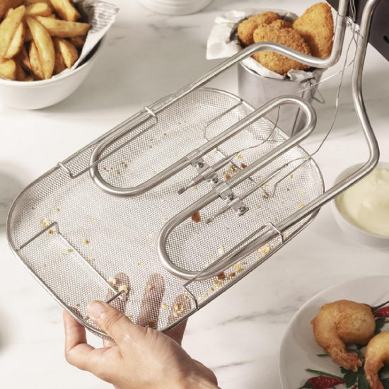 Friteuse met oliefilter, 4 L, 2200 W - Zokura