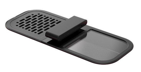 Friteuse met oliefilter, 3 L, 2000 W, Rood - Zokura
