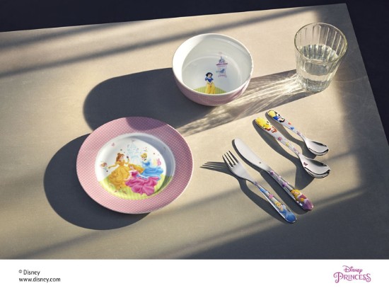 Set posate per bambini, 4 pezzi, acciaio inossidabile, "Princess" - WMF